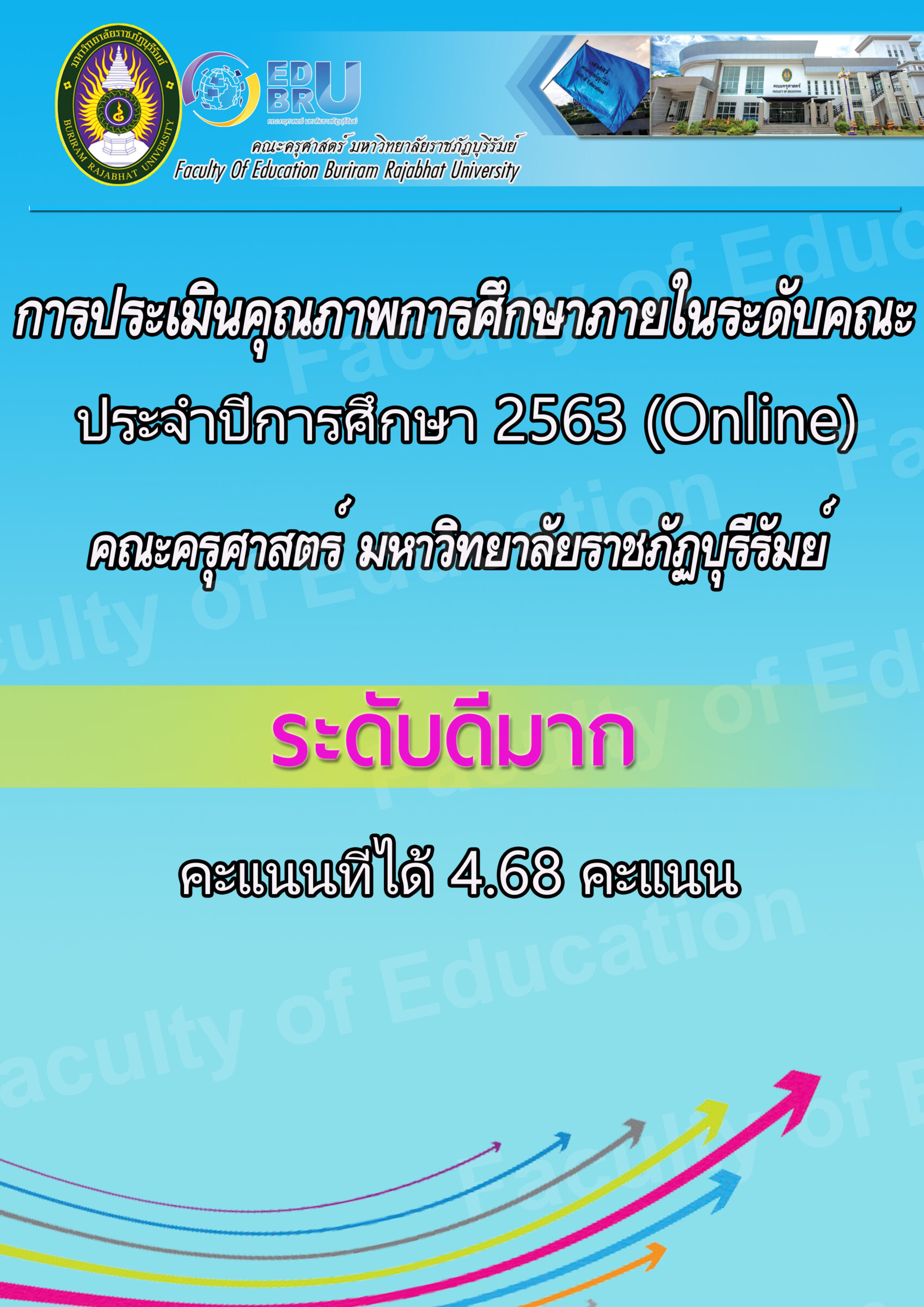 การประเมินคุณภาพการศึกษาภายใน ประจำปีการศึกษา 2563 (Online)